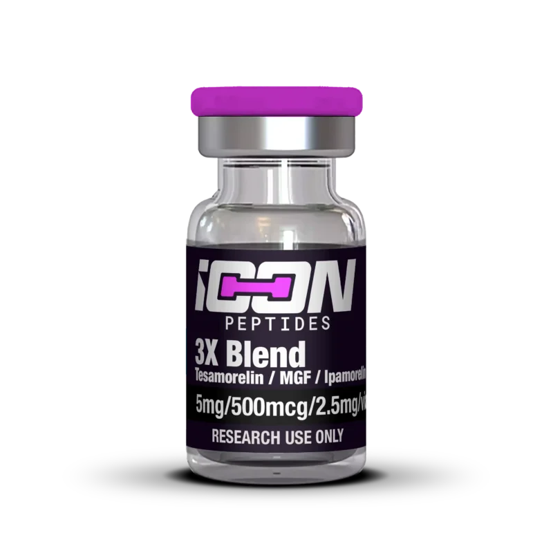 3X Blend Tesamorelin (5mg) / MGF (500mcg) / Ipamorelin (2.5mg)