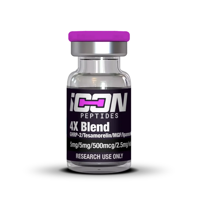 4X Blend GHRP-2 (5mg) / Tesamorelin (5mg) / MGF (500mcg) / Ipamorelin (2.5mg)
