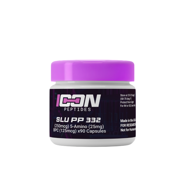 SLU-PP-332 250mcg 5-Amino 25mg BPC-157 125mcg 90-Capsules